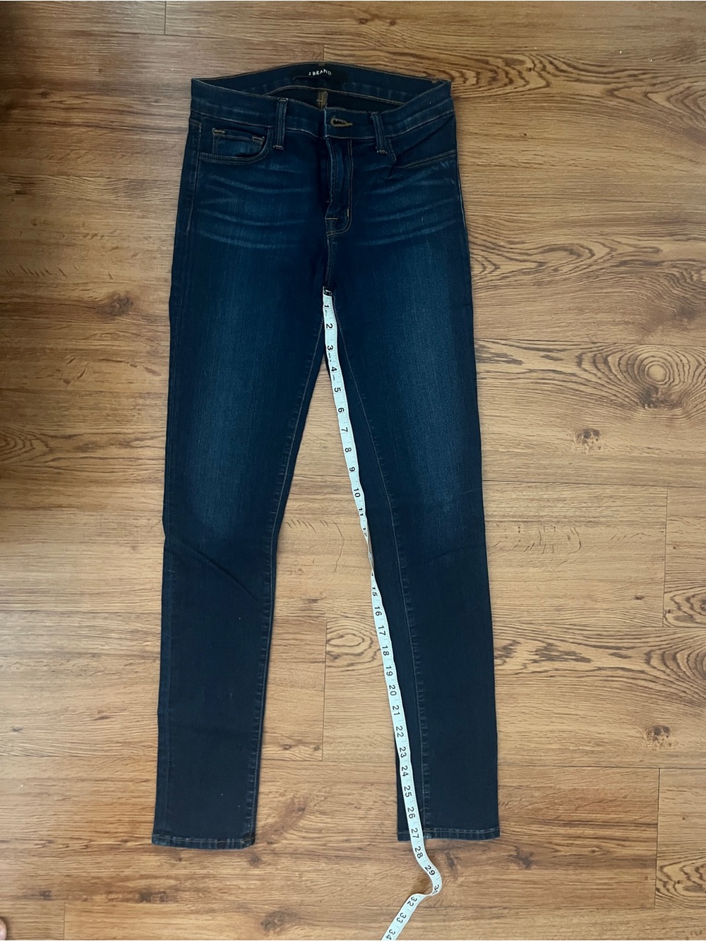 J Brand Dark Indigo Skinny Umber Jeans Size 26 - Picture 8 of 12
